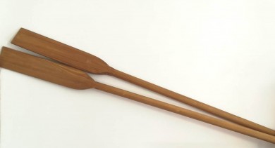 Wooden paddle 220cm 46mm pair