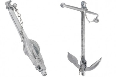 Anchor Admiralty hot galvanized steel