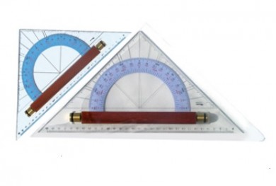 Triangle protactor with parallel 330mm