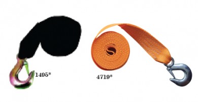 Polyester Strap with Galvanized Hook for Trailer