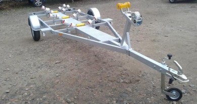 Trailer for GRP hulls