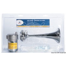 Horn chromed brass 12/24V