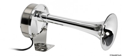 Diaphragm horn single 12V stainless steel / ABS