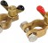  Clip pair for batteries, made of bronze 