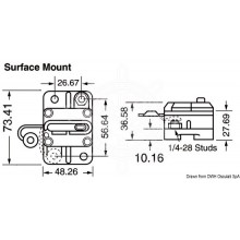 Watertight thermal switches for winch protection