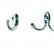 Chrome plated coat hook