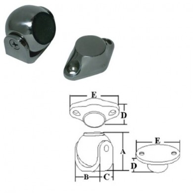Magnetic door holder