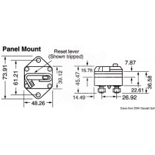 Watertight thermal switches for winch protection