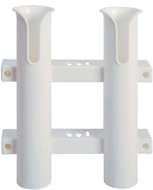 Wall-mounting plastic 2хrod holder 