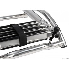 Boarding ladder for inflatable boats inox