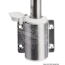 Pull-out wall-mounting pole L100cm inox