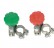 Quick release battery connectors (pair)