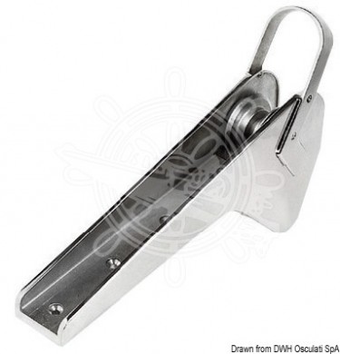 Bow roller inox self-locking
