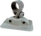 Rowlock and rowlock socket for inflatable boats