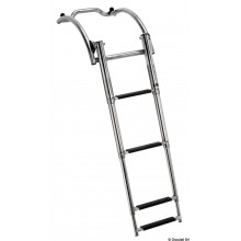 Boarding ladder for inflatable boats inox